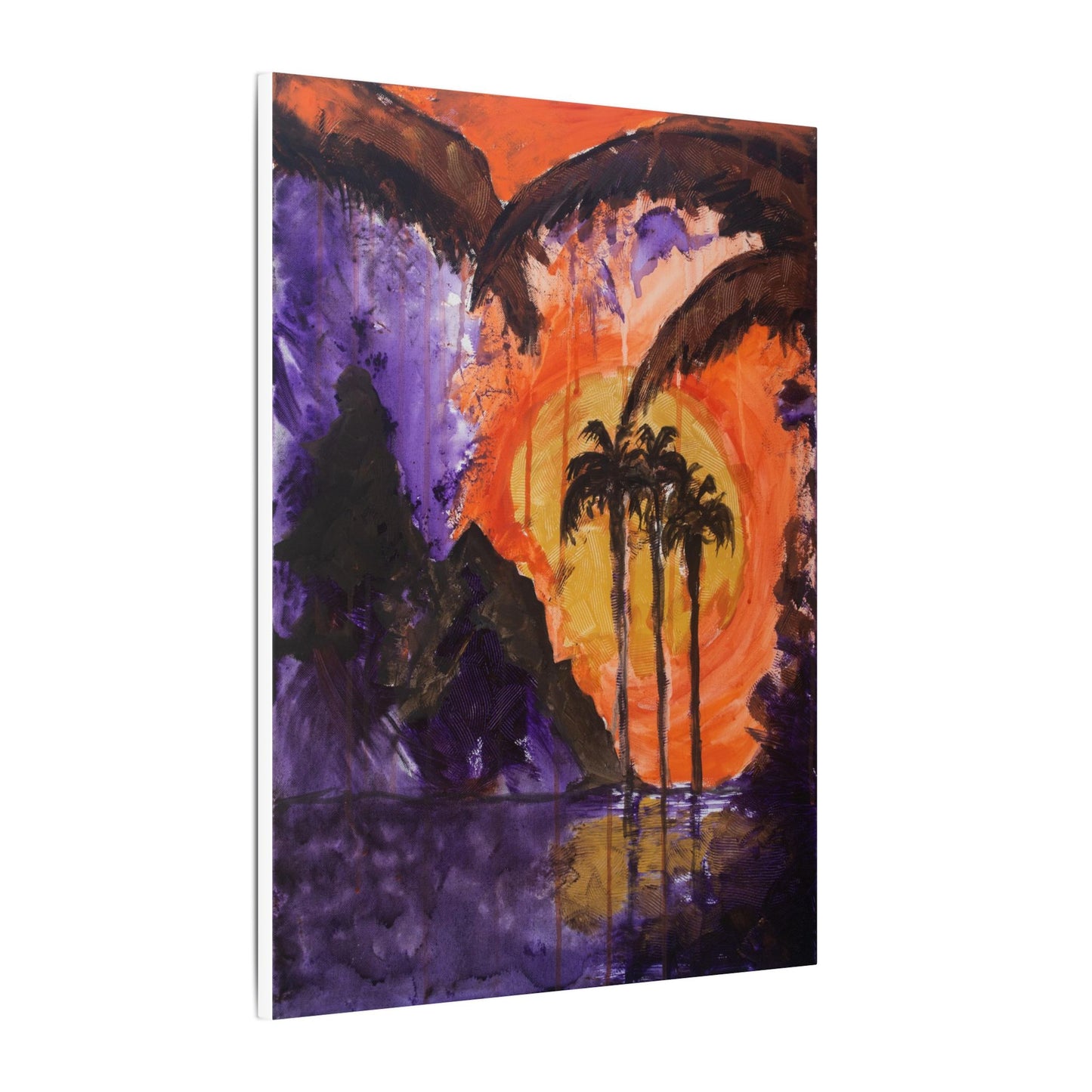 Palmdark (Canvas print)