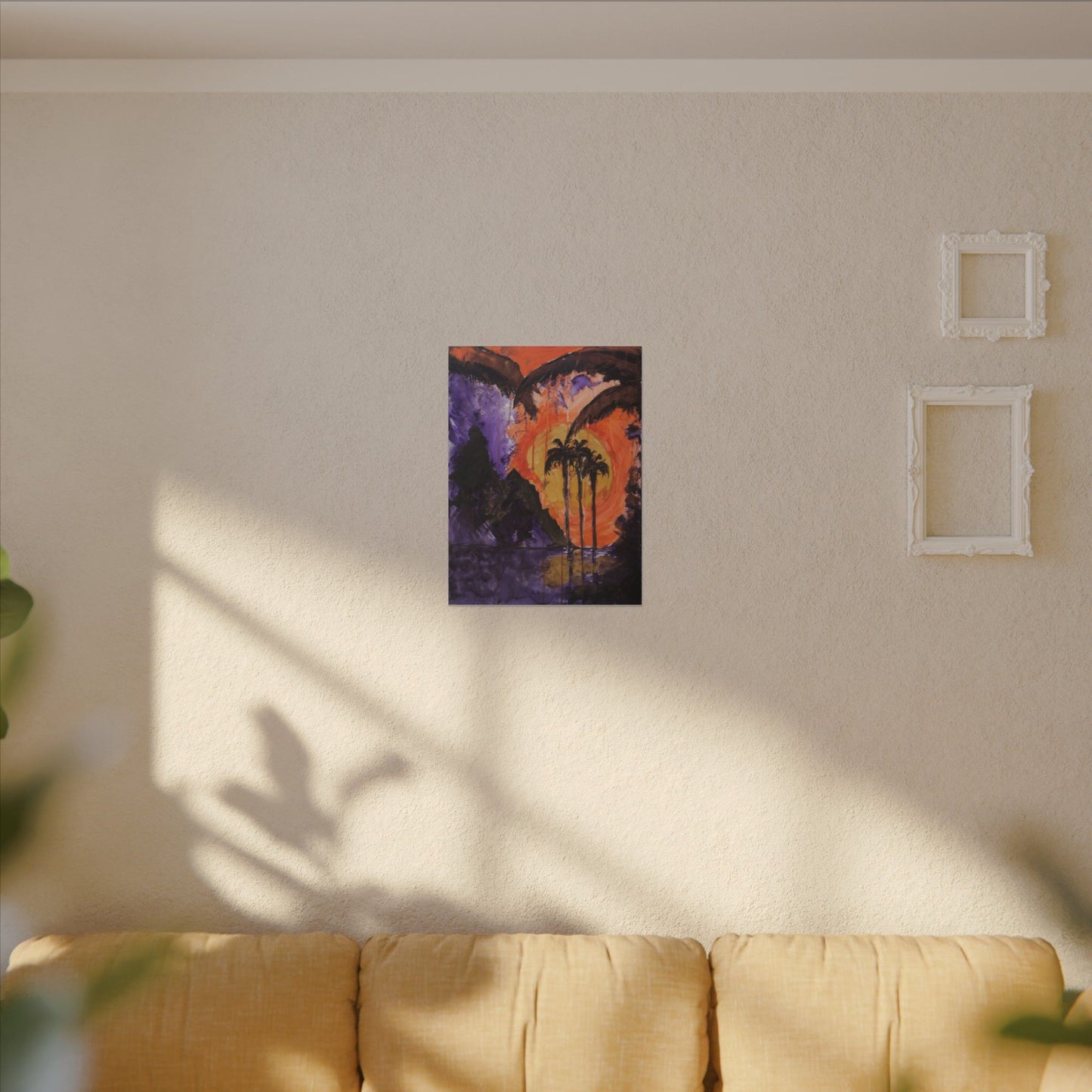 Palmdark (Canvas print)