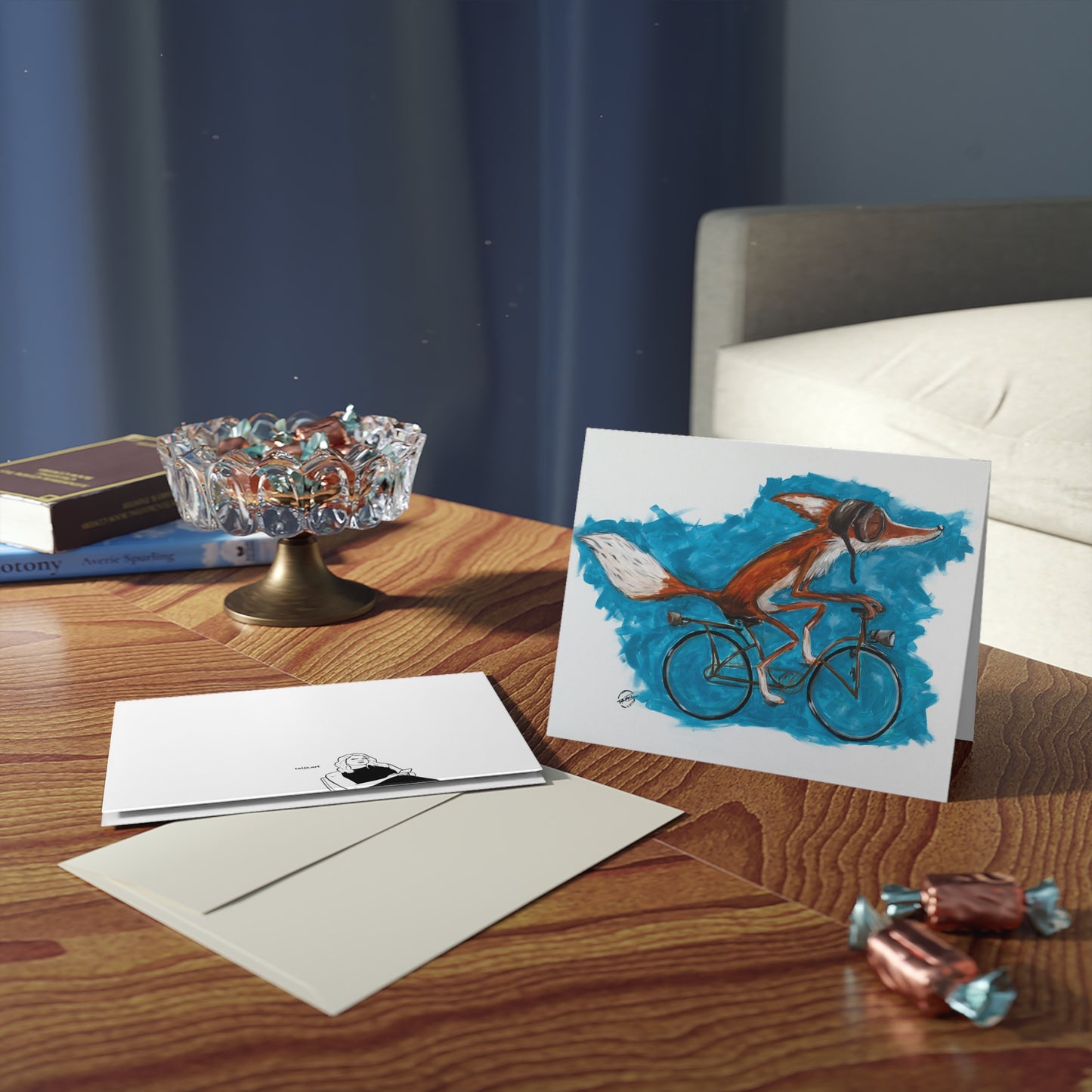 Fox Cycle (Postcard stack)