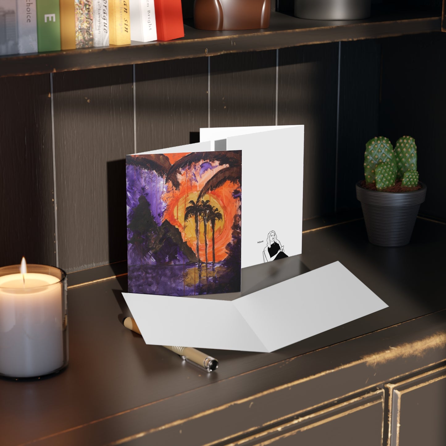 Palmdark (Postcard stack)