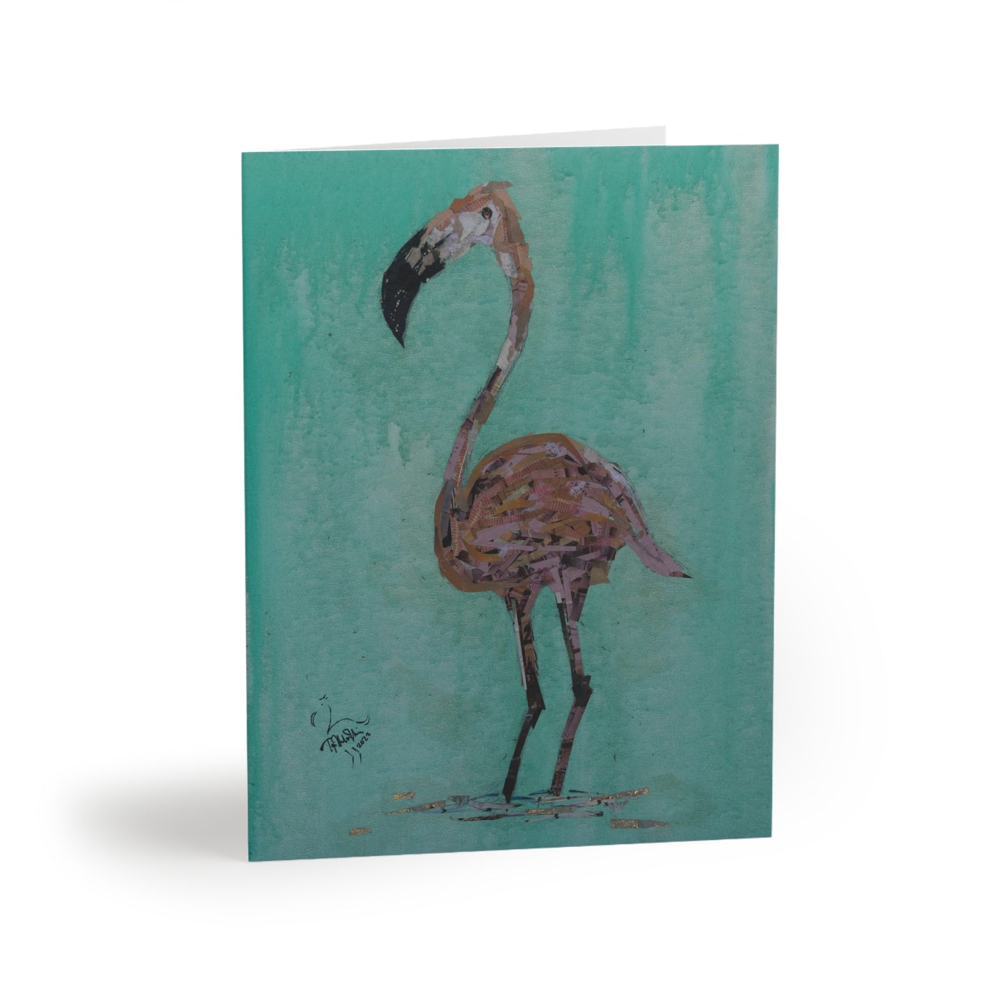 Flamingo (Postcard stack)