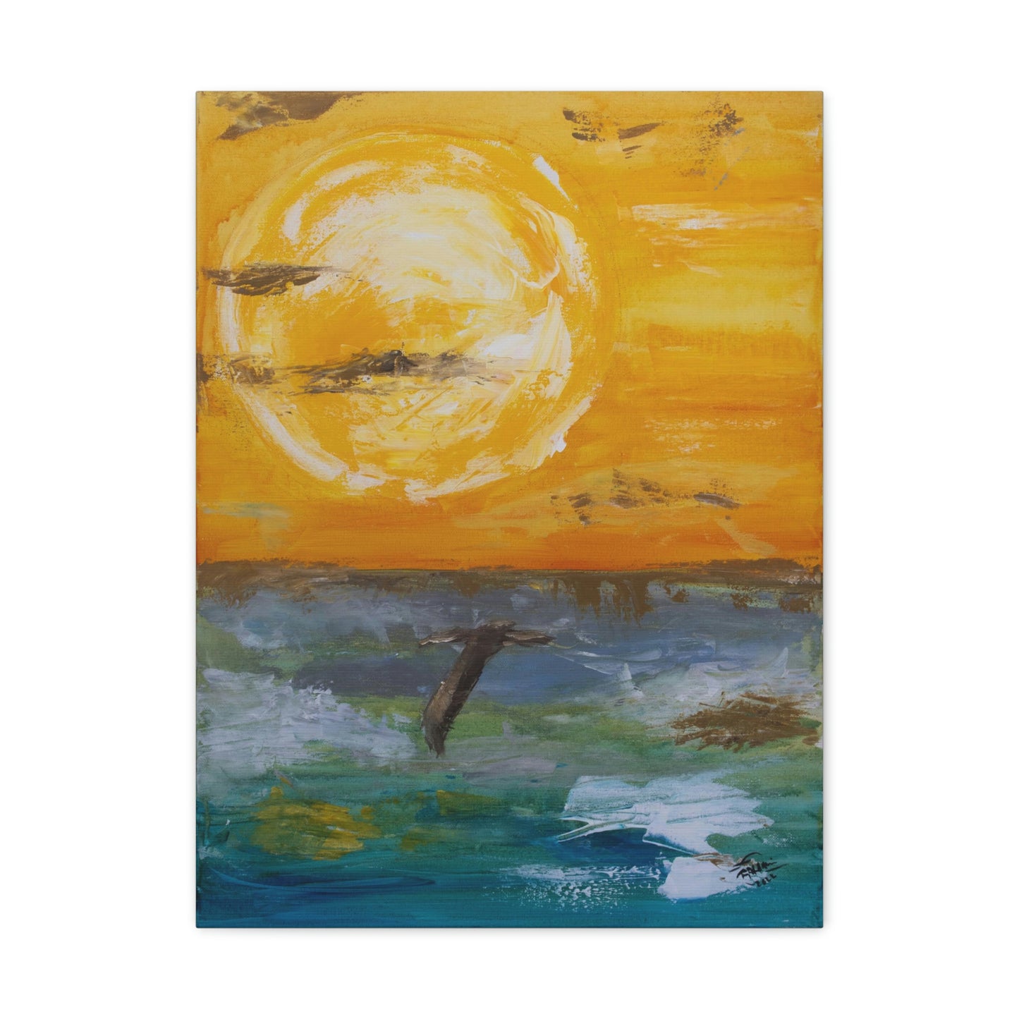 El Sunset Pasa Canvas Print