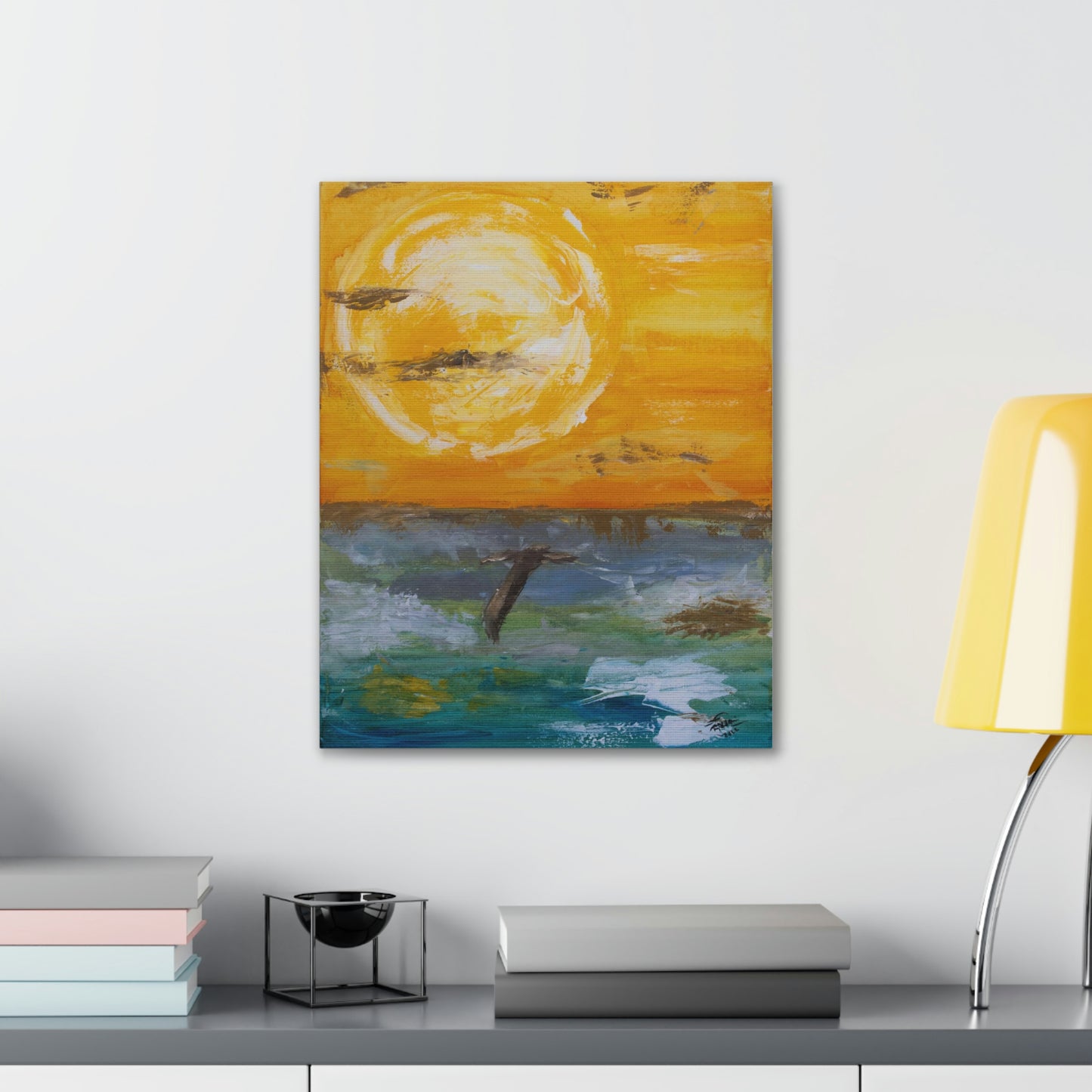 El Sunset Pasa Canvas Print