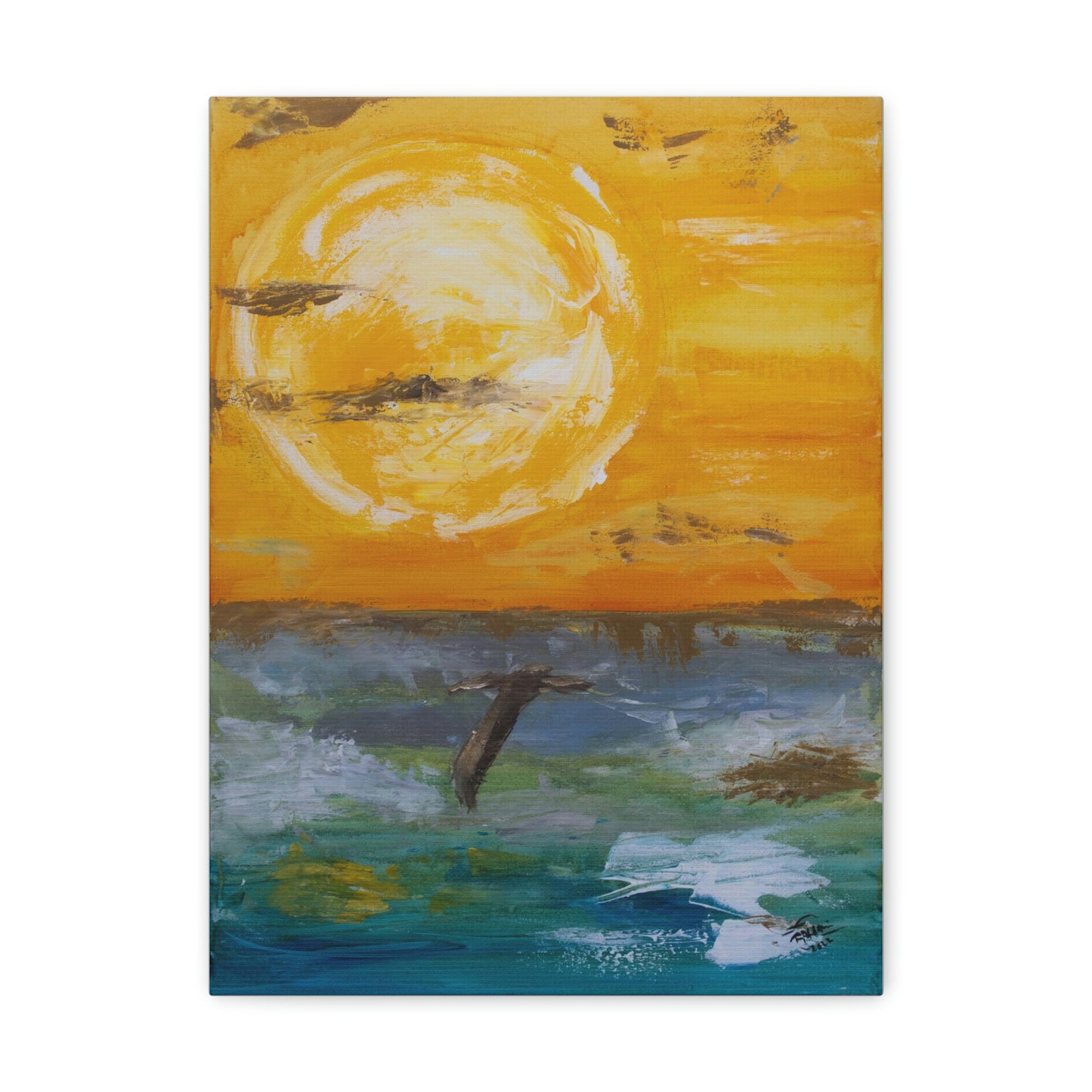 El Sunset Pasa Canvas Print