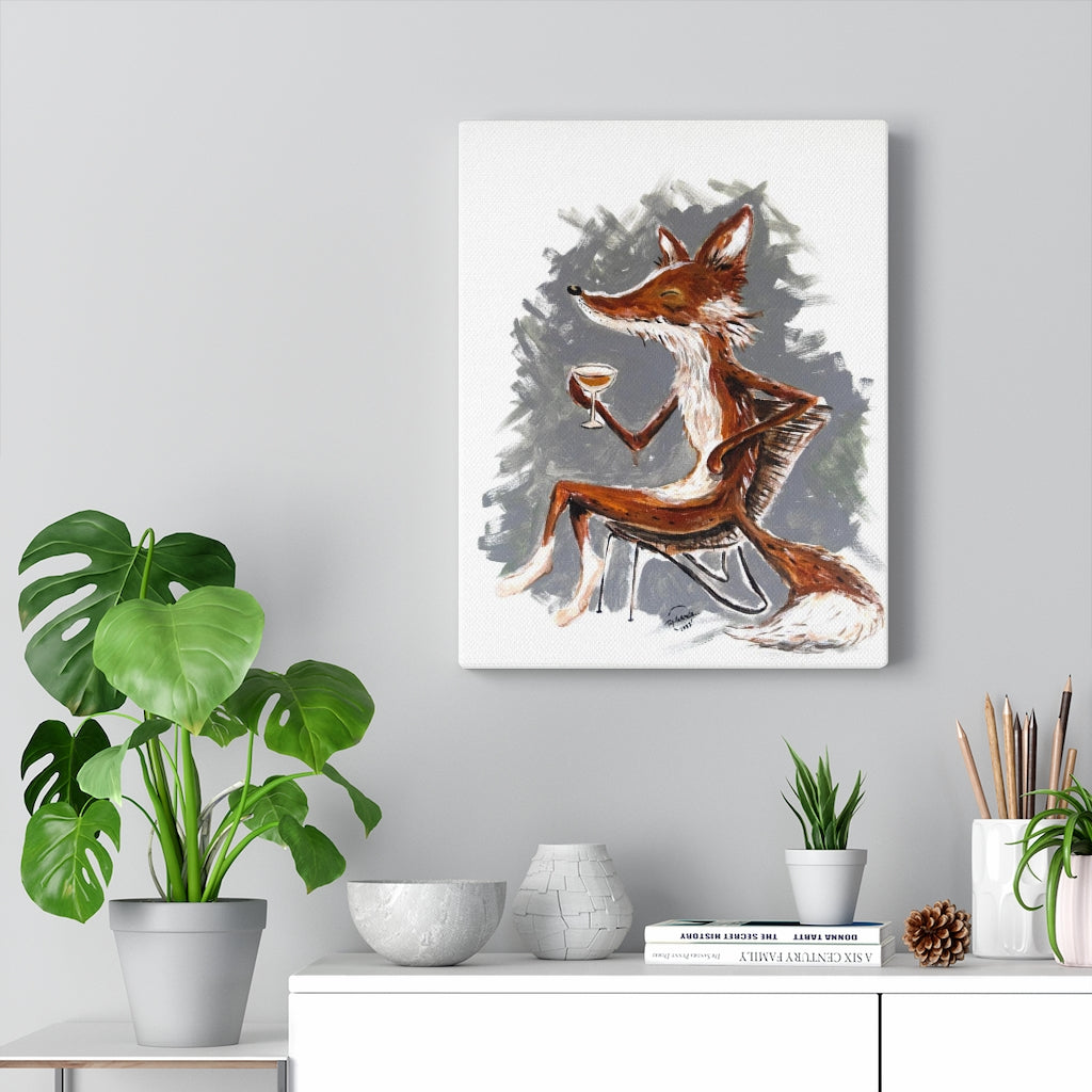 Fox Tale Canvas Print