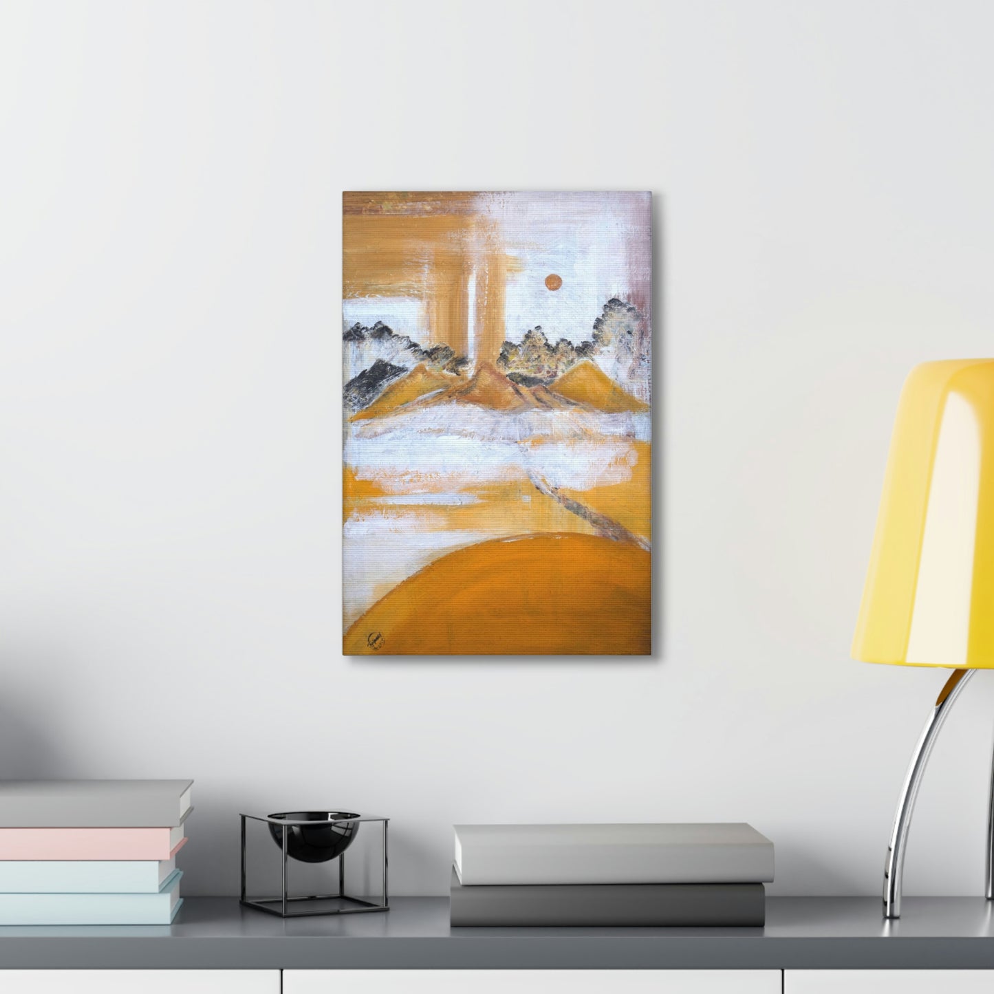 Space Landscape Canvas Print