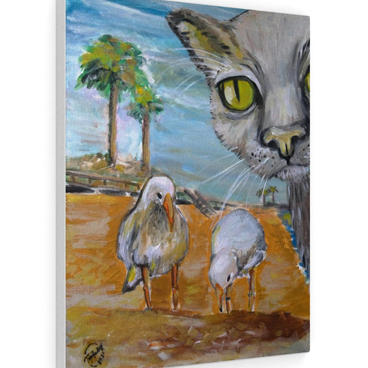 Selfie Cat Canvas Print