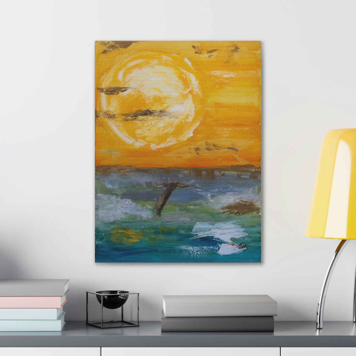 El Sunset Pasa Canvas Print