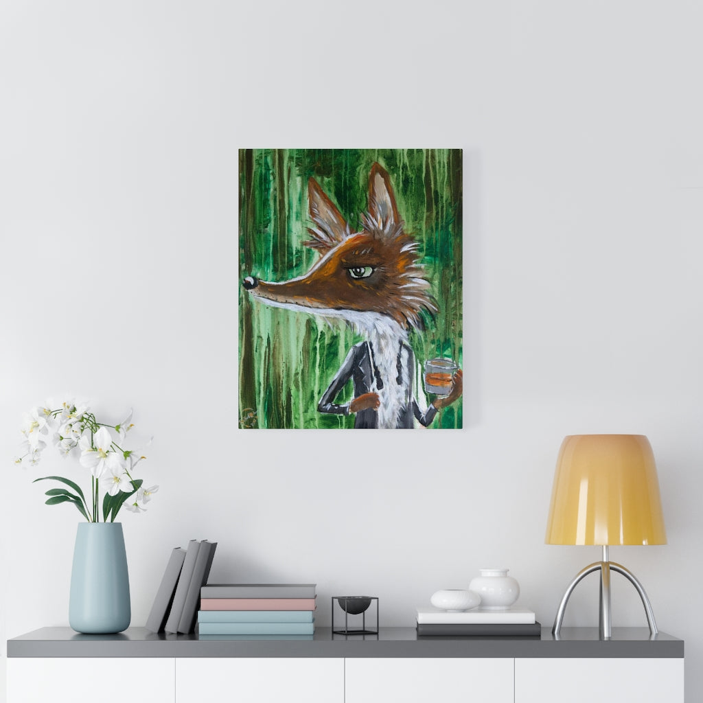 Fox Thirty Canvas Print