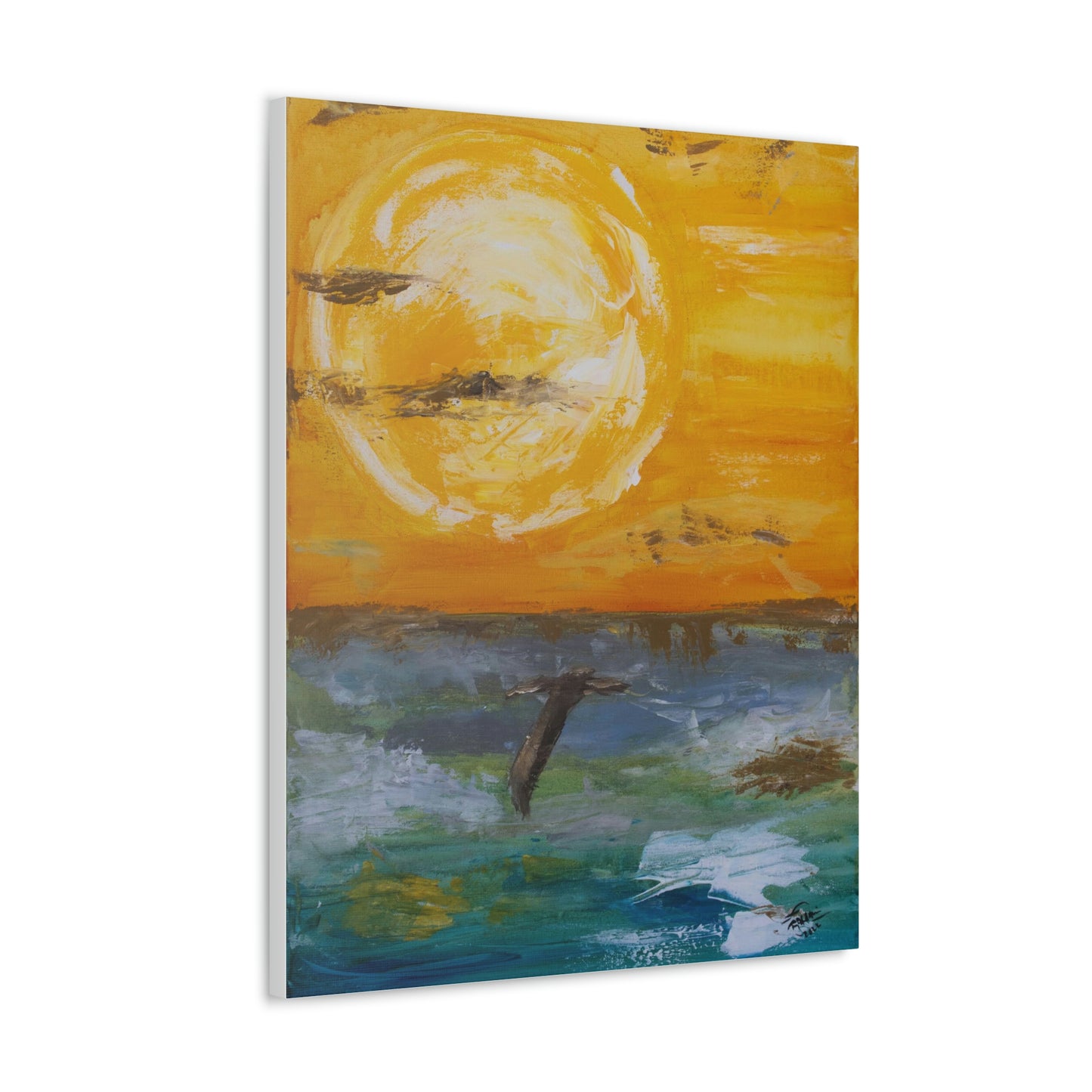 El Sunset Pasa Canvas Print