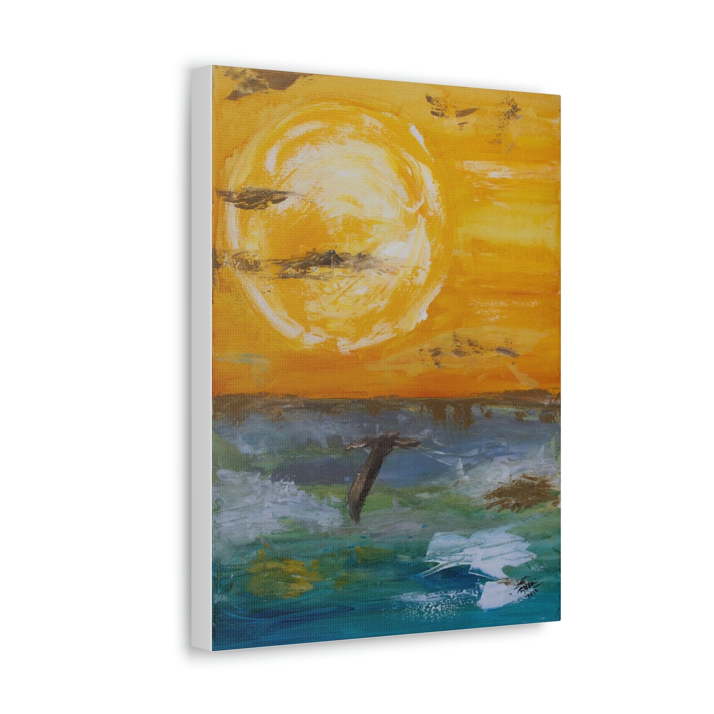 El Sunset Pasa Canvas Print