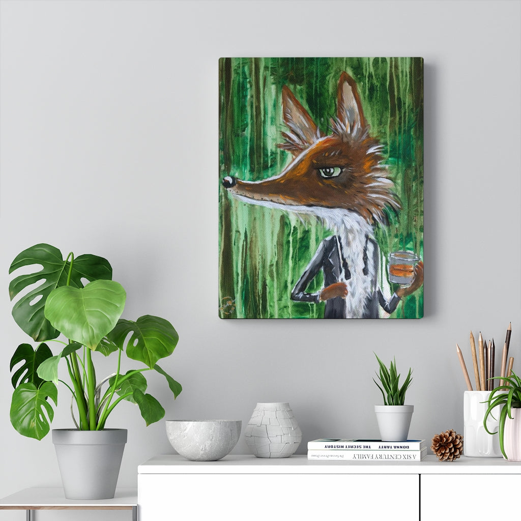 Fox Thirty Canvas Print