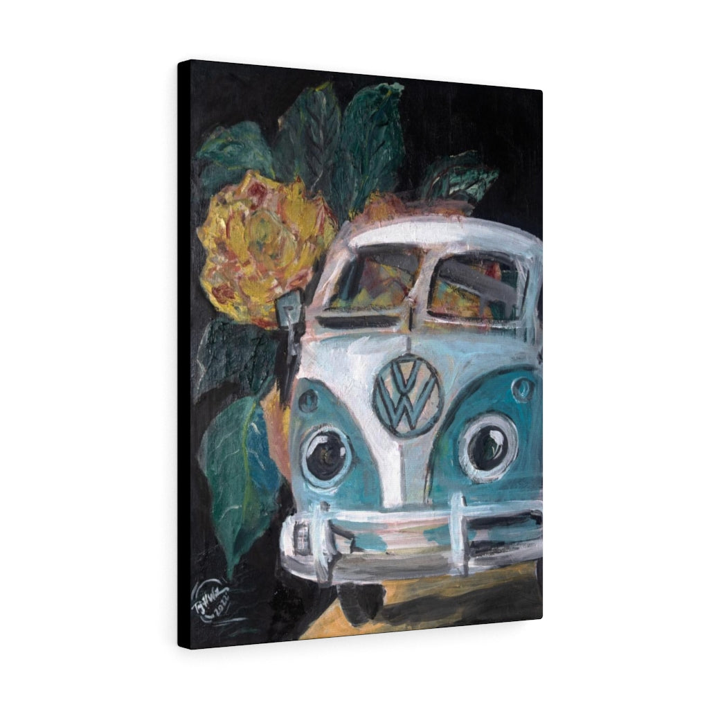 Flowerly Drive Canvas Print