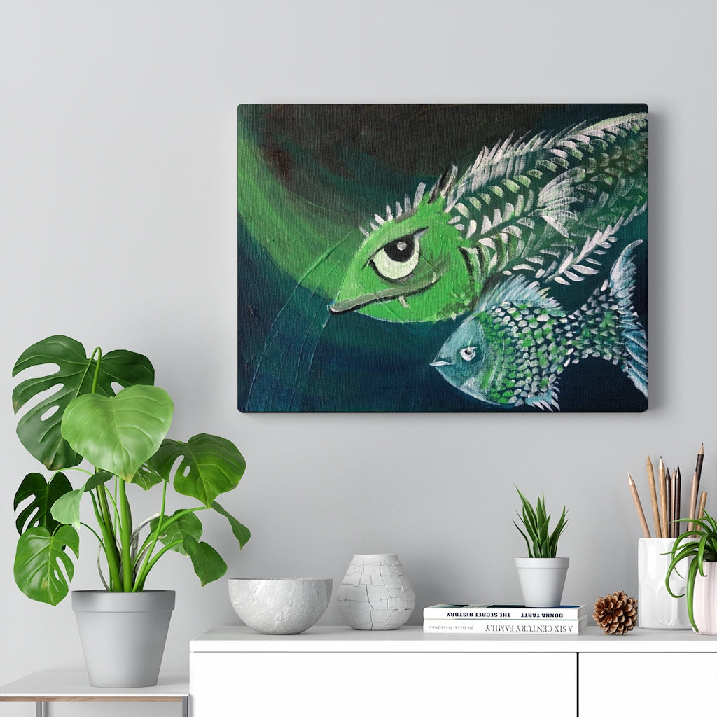 Fish Gang Canvas Print