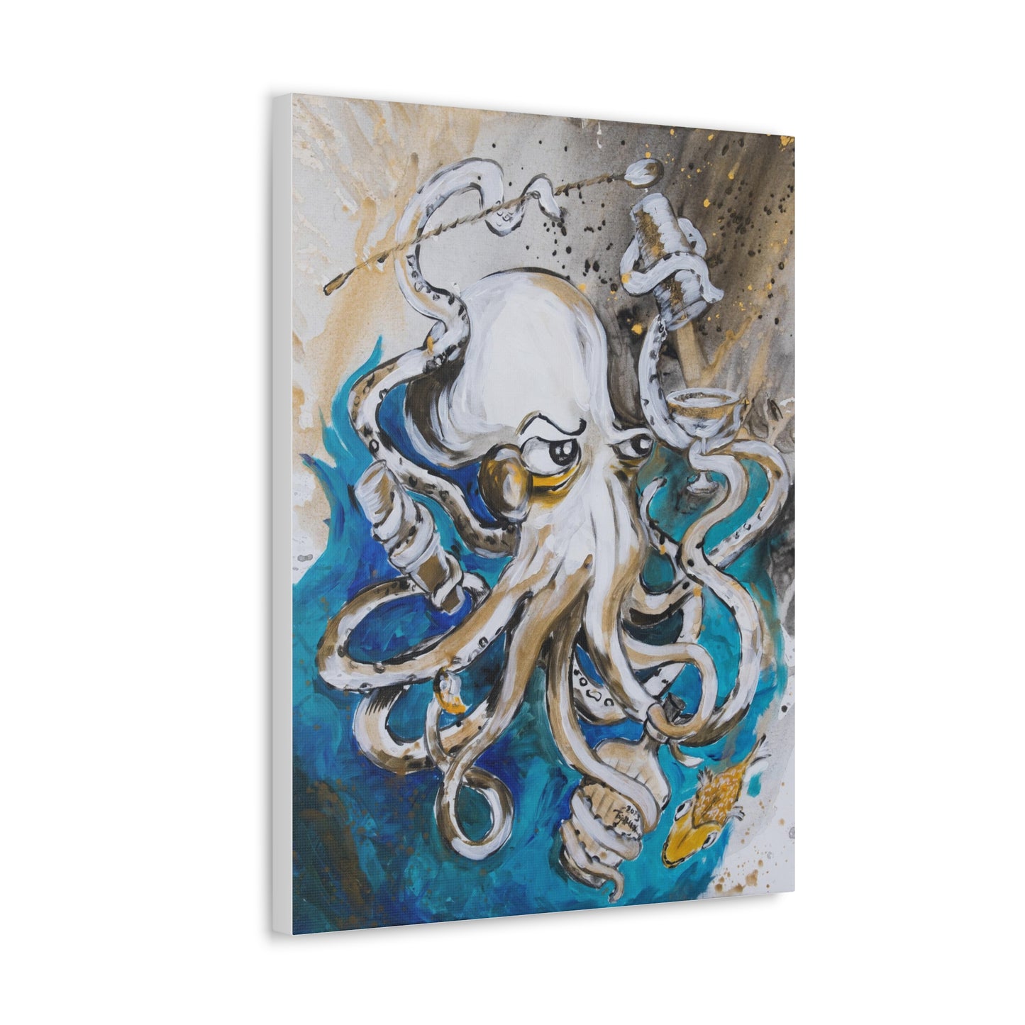 Mixoctology II Canvas Print