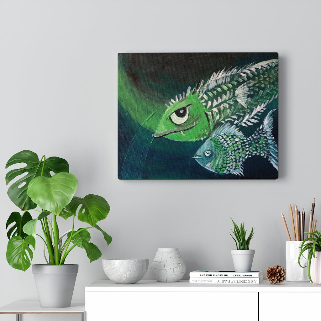 Fish Gang Canvas Print