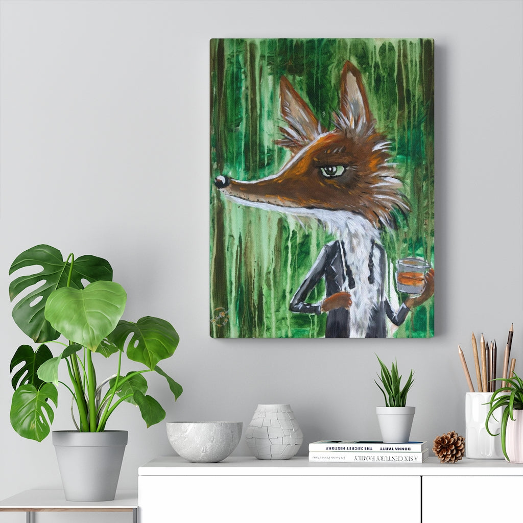 Fox Thirty Canvas Print