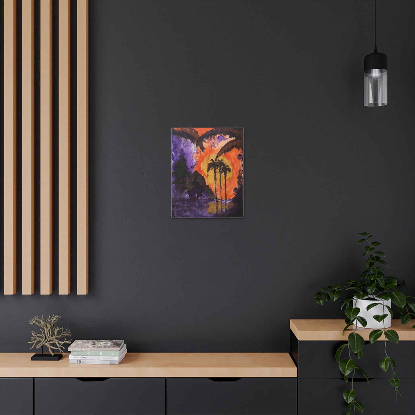 Palmdark Canvas Print