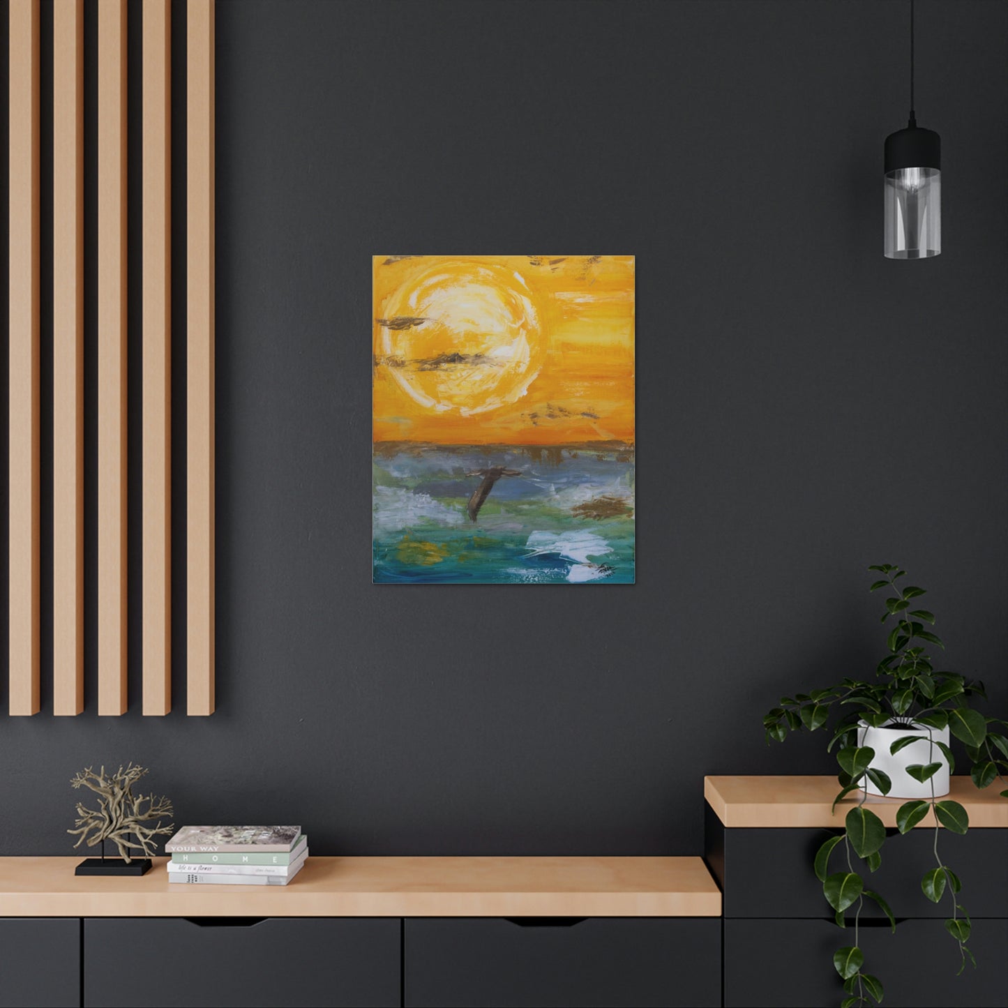 El Sunset Pasa Canvas Print