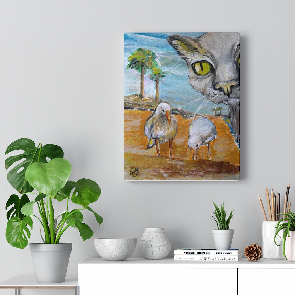 Selfie Cat Canvas Print