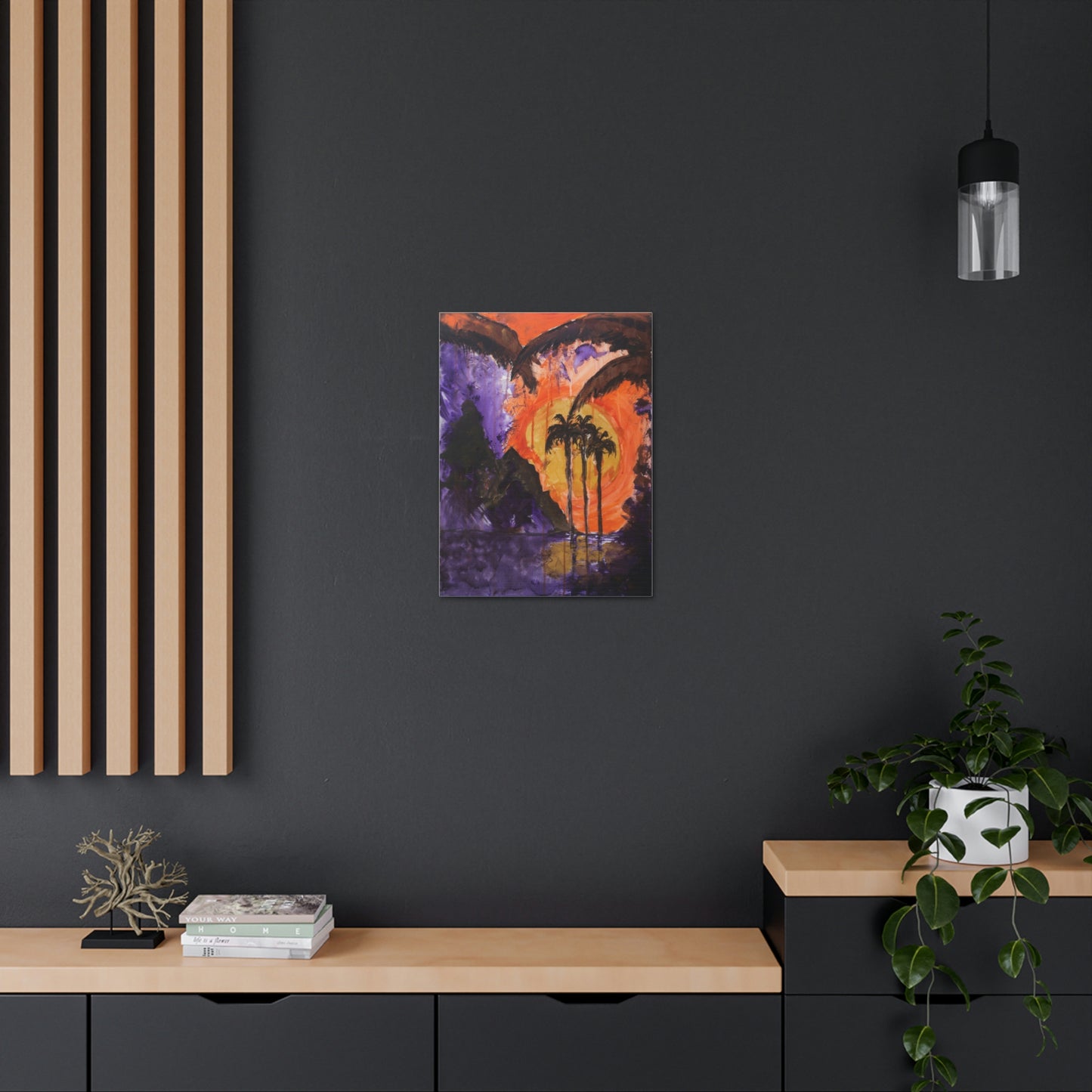 Palmdark Canvas Print