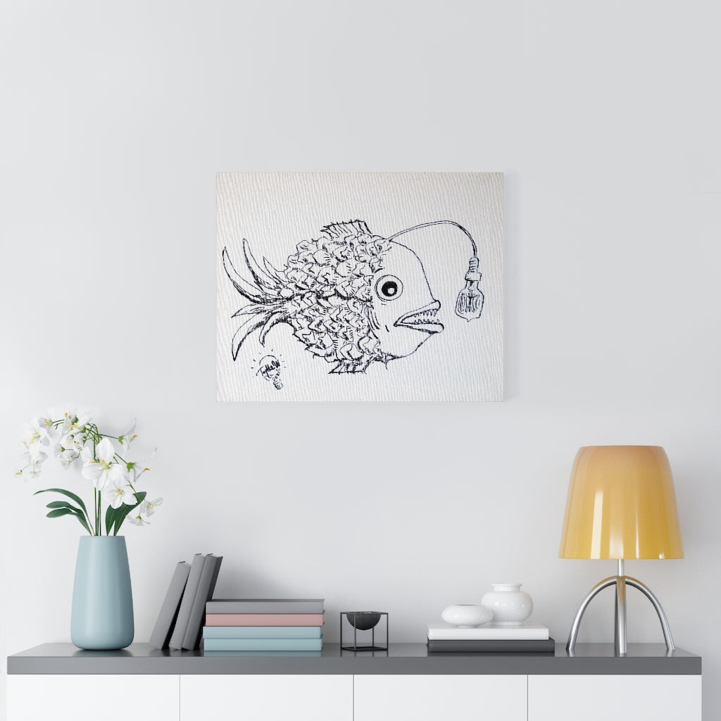 Deep Sea Fish Canvas Print