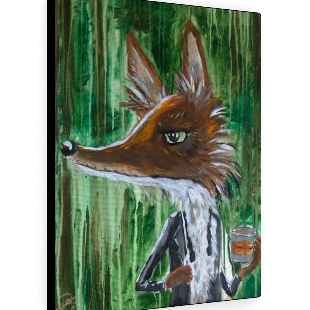 Fox Thirty Canvas Print