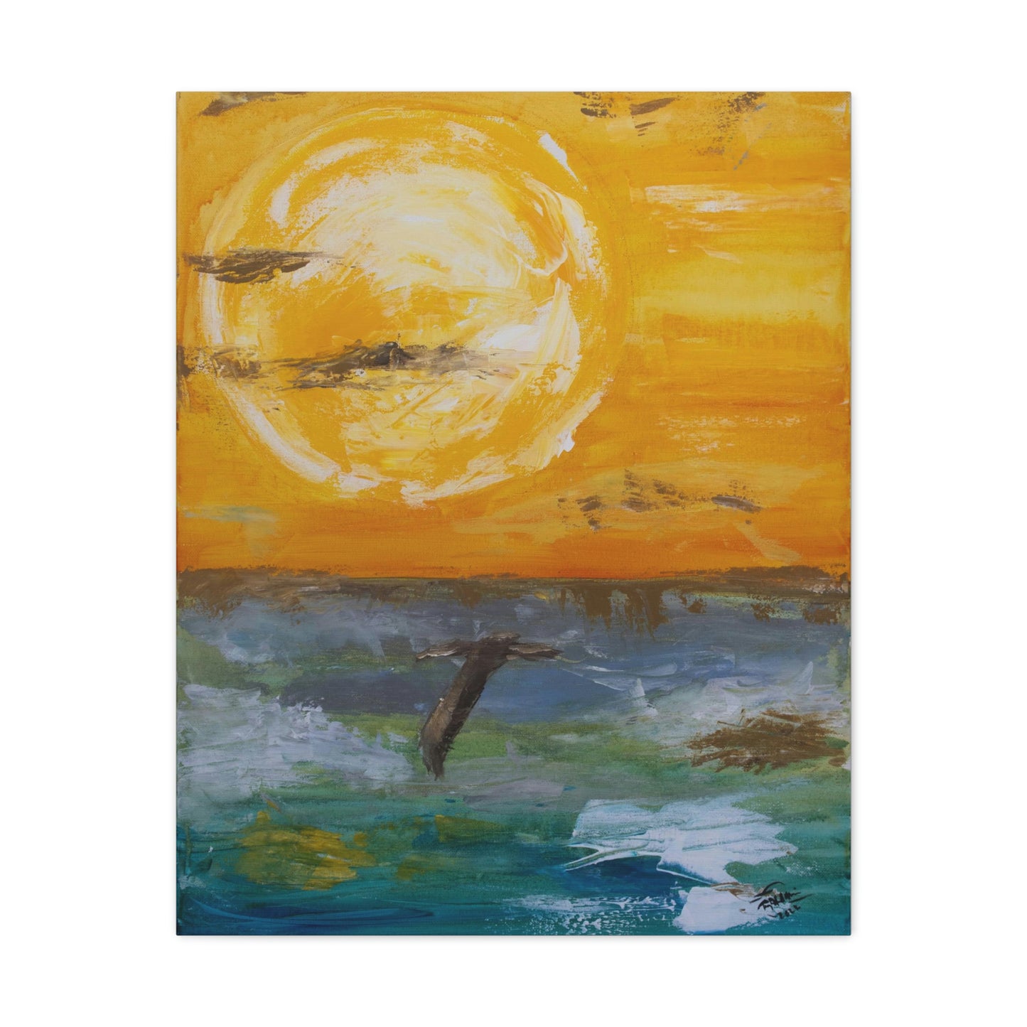 El Sunset Pasa Canvas Print