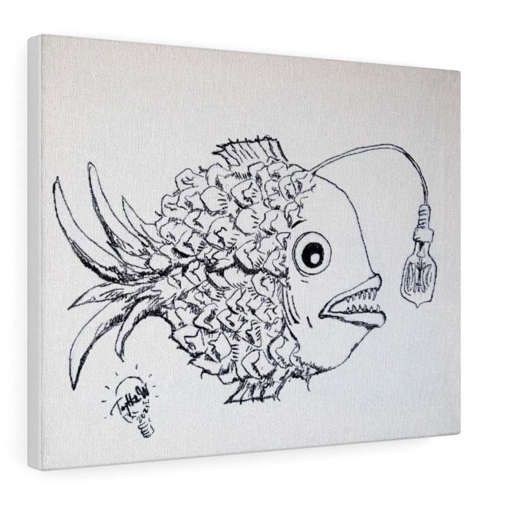 Deep Sea Fish Canvas Print