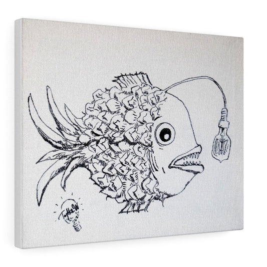 Deep Sea Fish Canvas Print