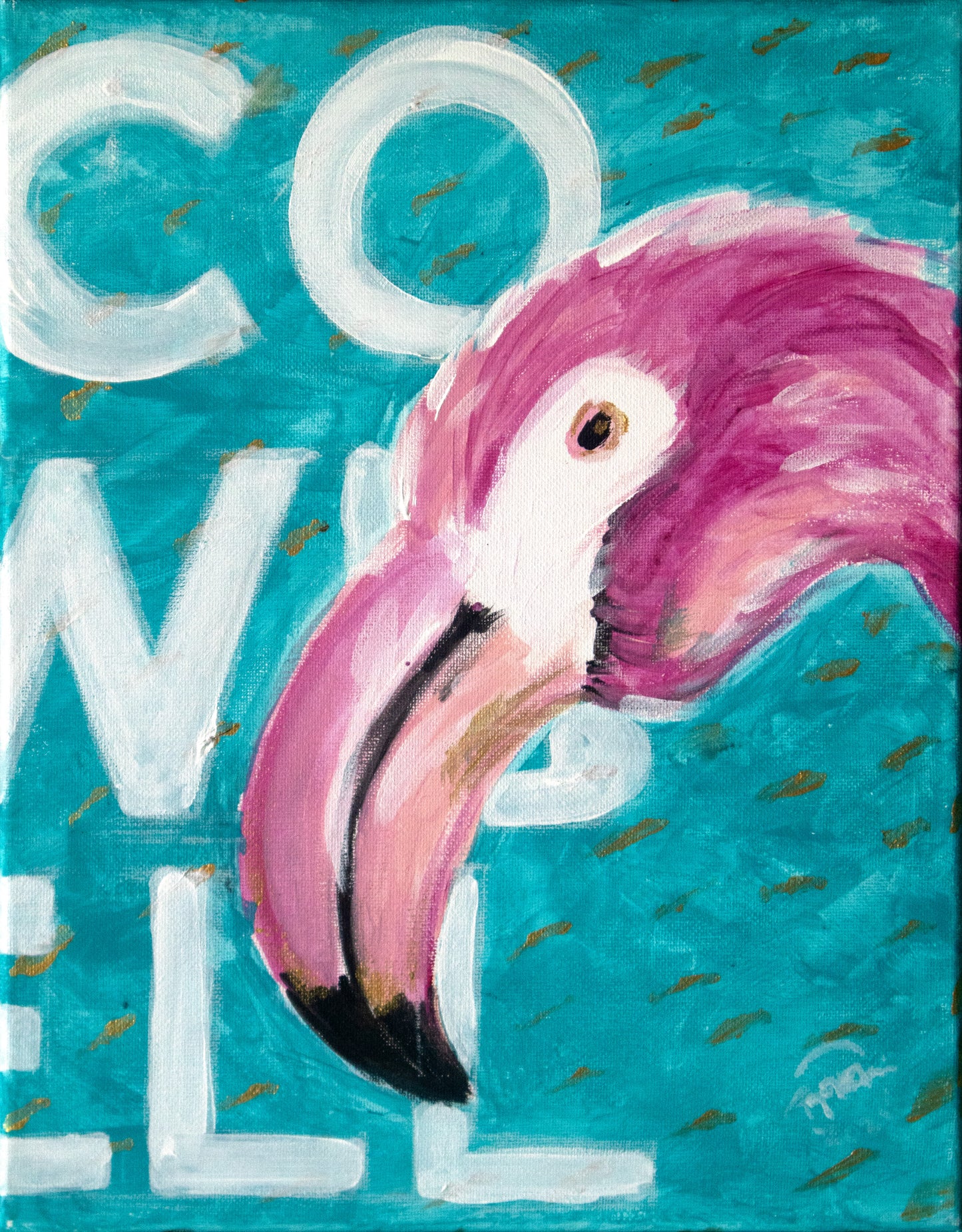 Cowbell Flamingo