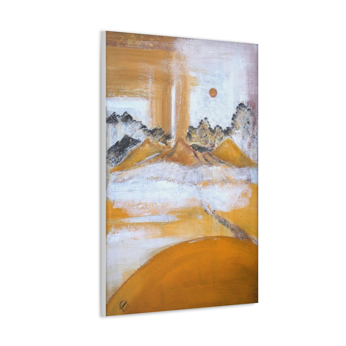 Space Landscape Canvas Print