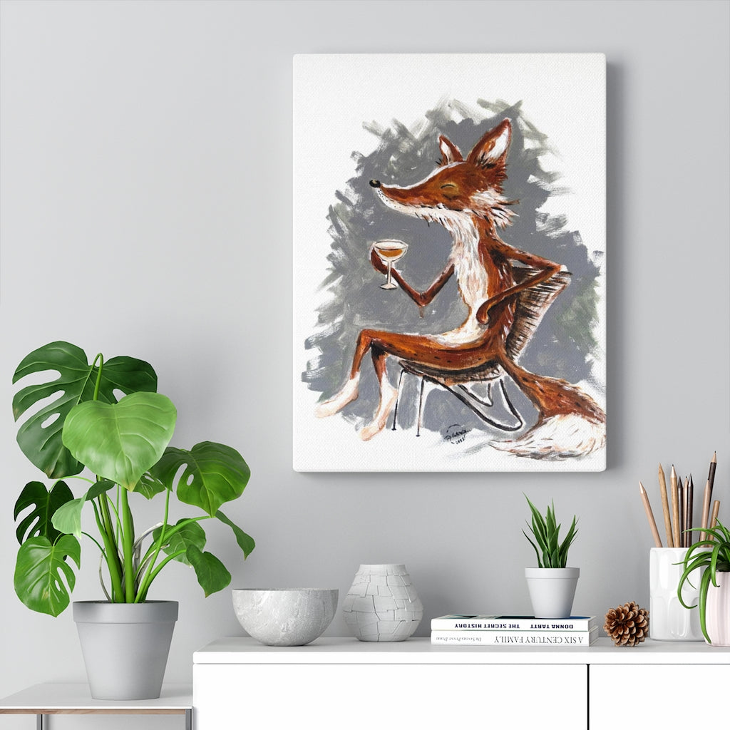 Fox Tale Canvas Print