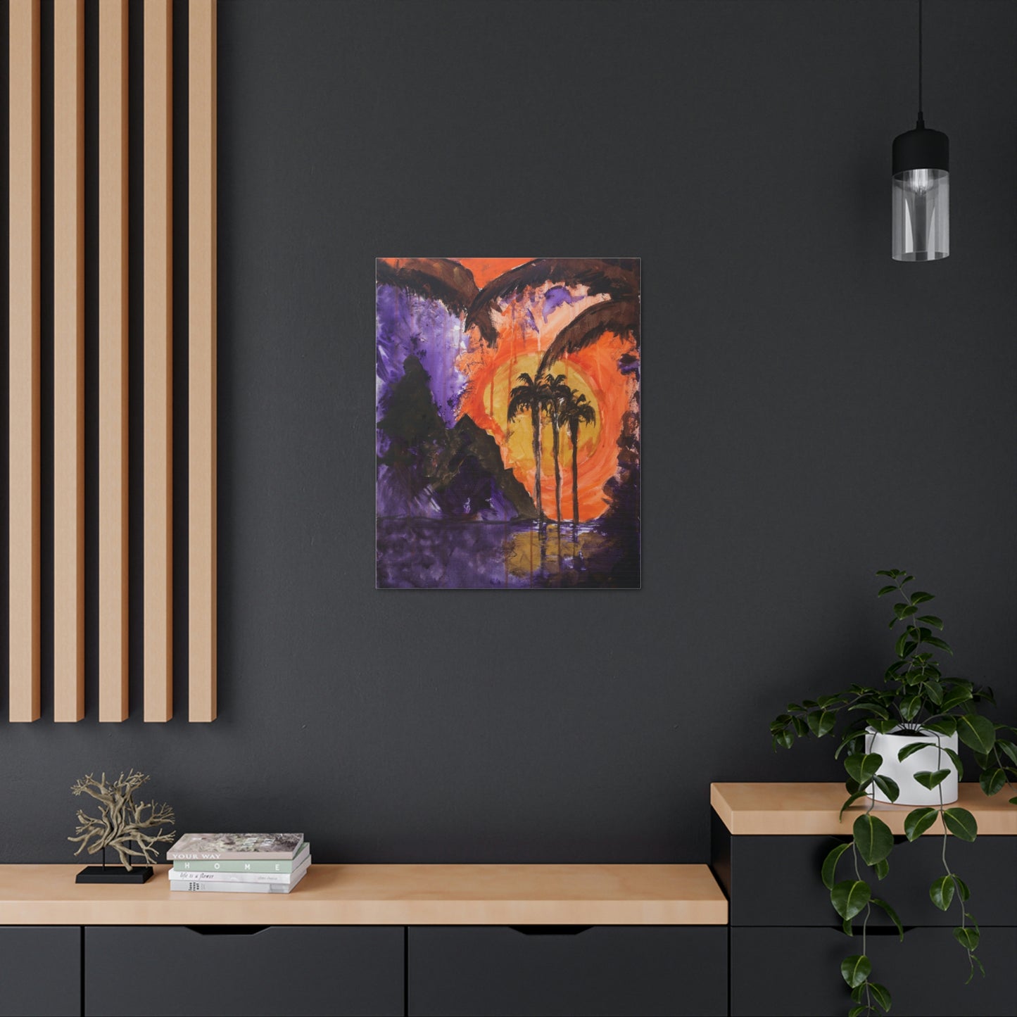 Palmdark Canvas Print