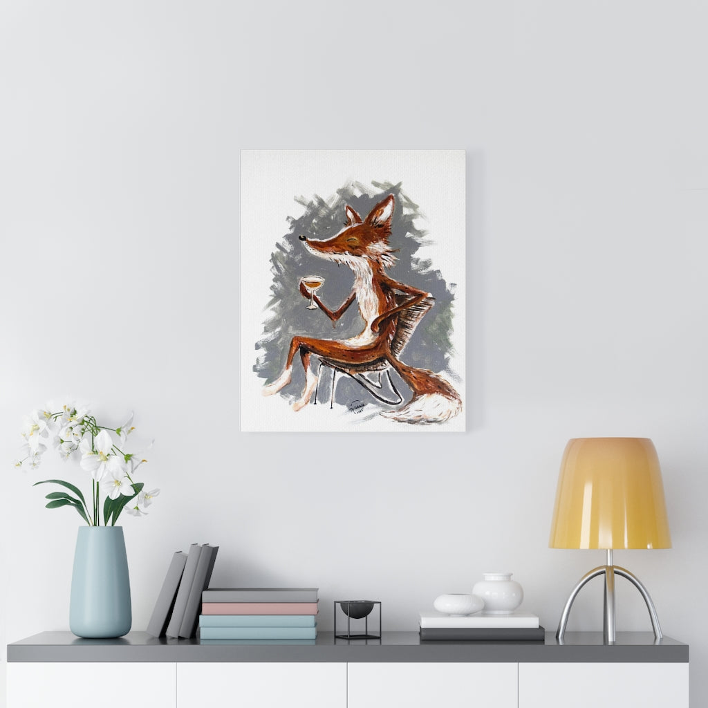 Fox Tale Canvas Print