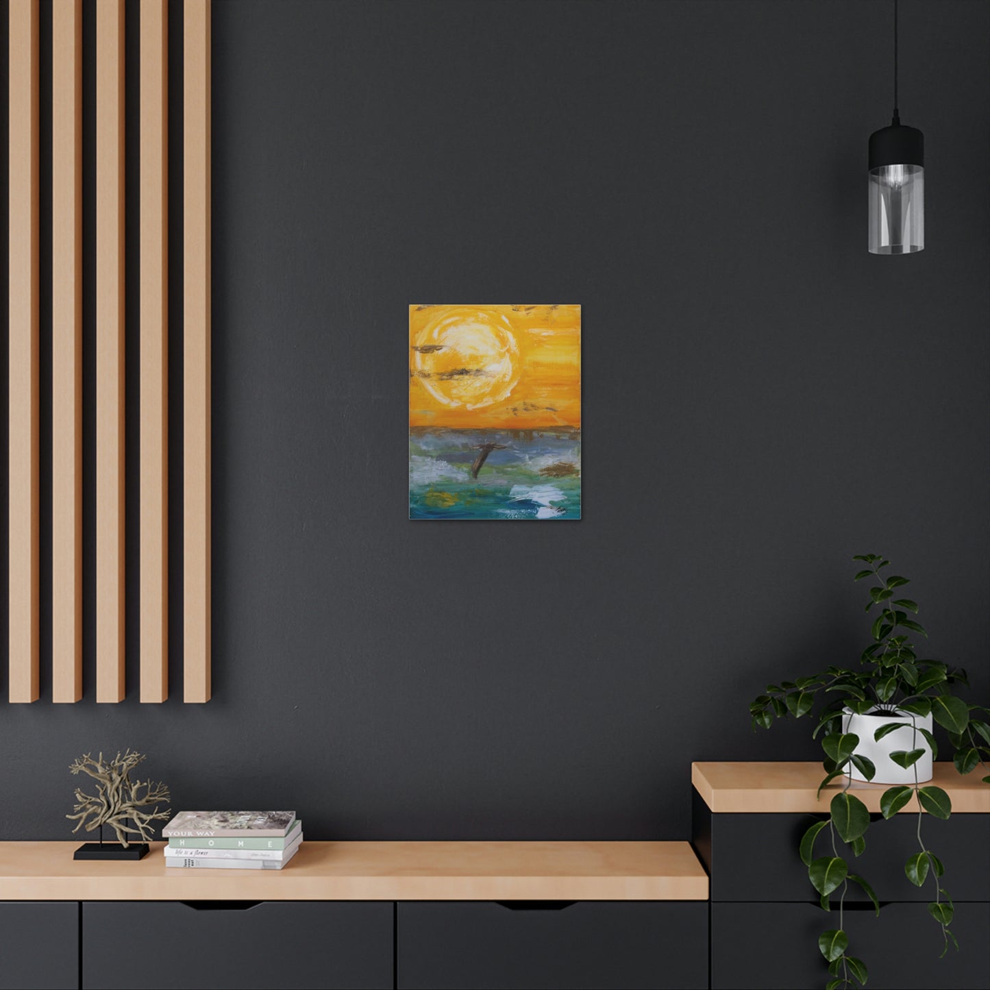 El Sunset Pasa Canvas Print