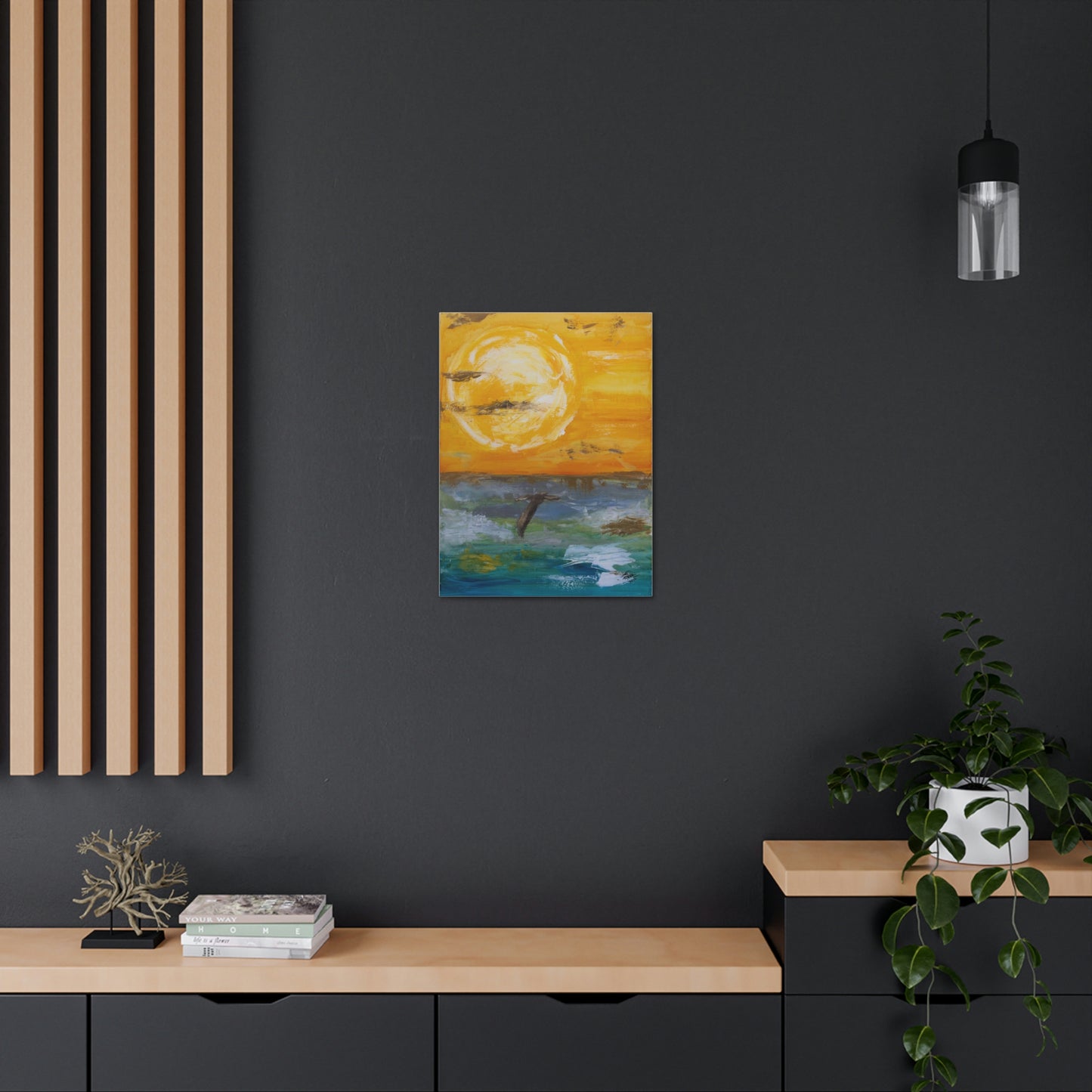 El Sunset Pasa Canvas Print